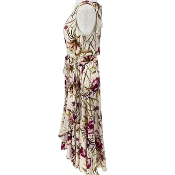 🌸 NWT Anthropologie (The Odells)  Romantic Floral Wrap Maxi Dress - Size M 🌸 - Picture 6 of 12